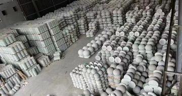 哈密 芝麻白挡车柱