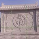 哈密 芝麻白花岗岩屏风，照壁，影壁