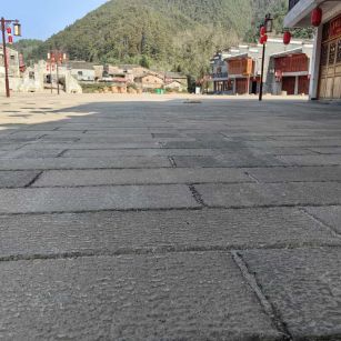 哈密仿古石铺装效果