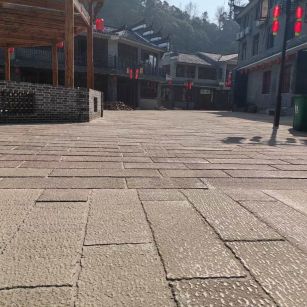 哈密仿古石铺装效果