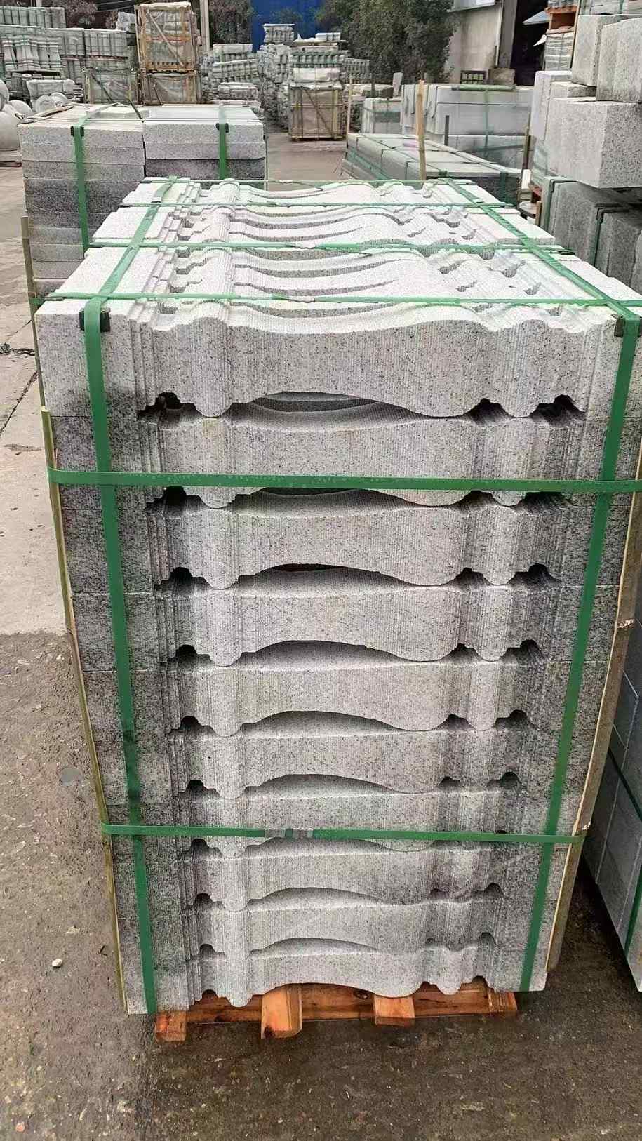 哈密 芝麻白方形拉丝面，栏杆花瓶柱