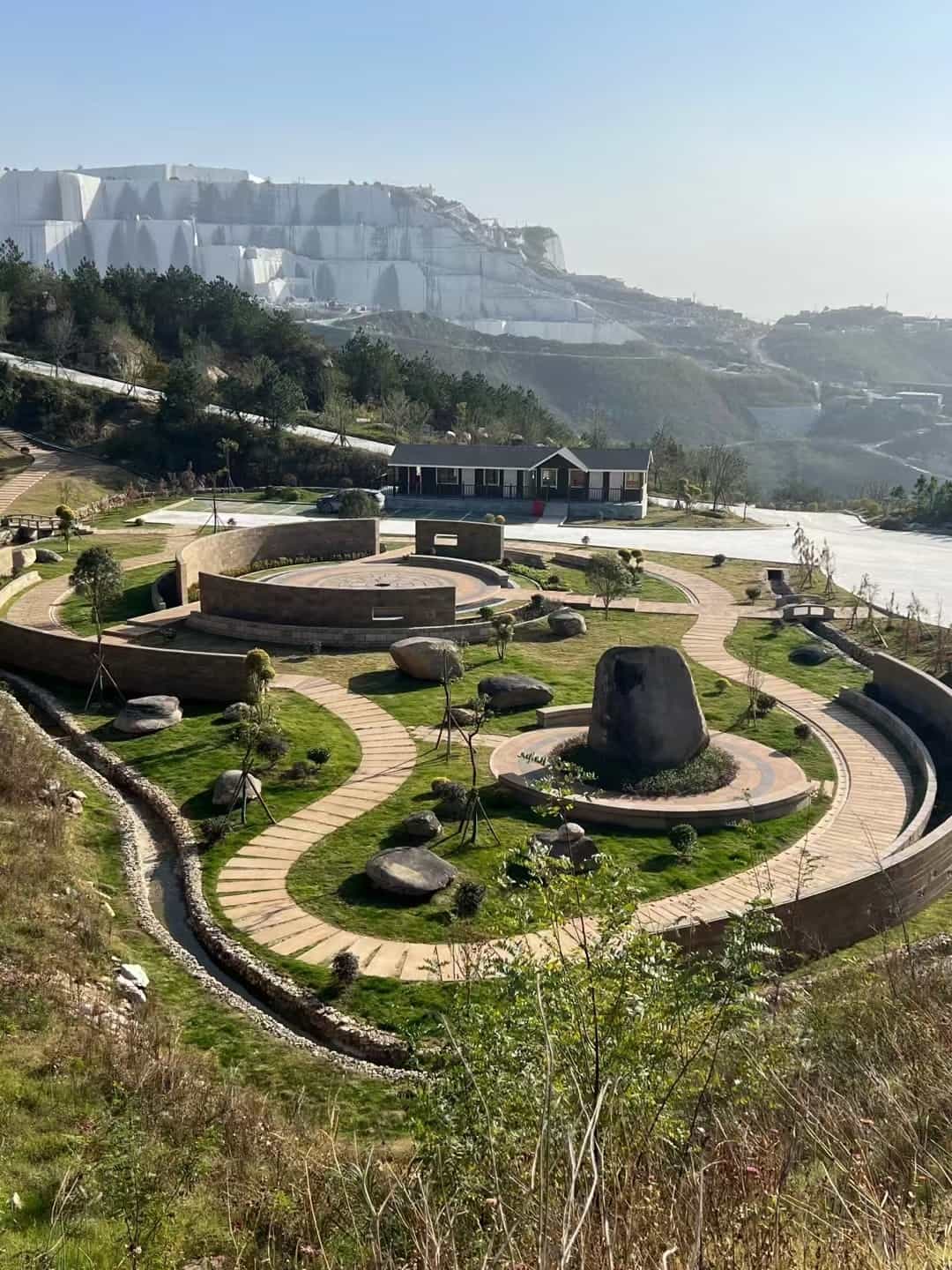 哈密仿古石铺装整体效果