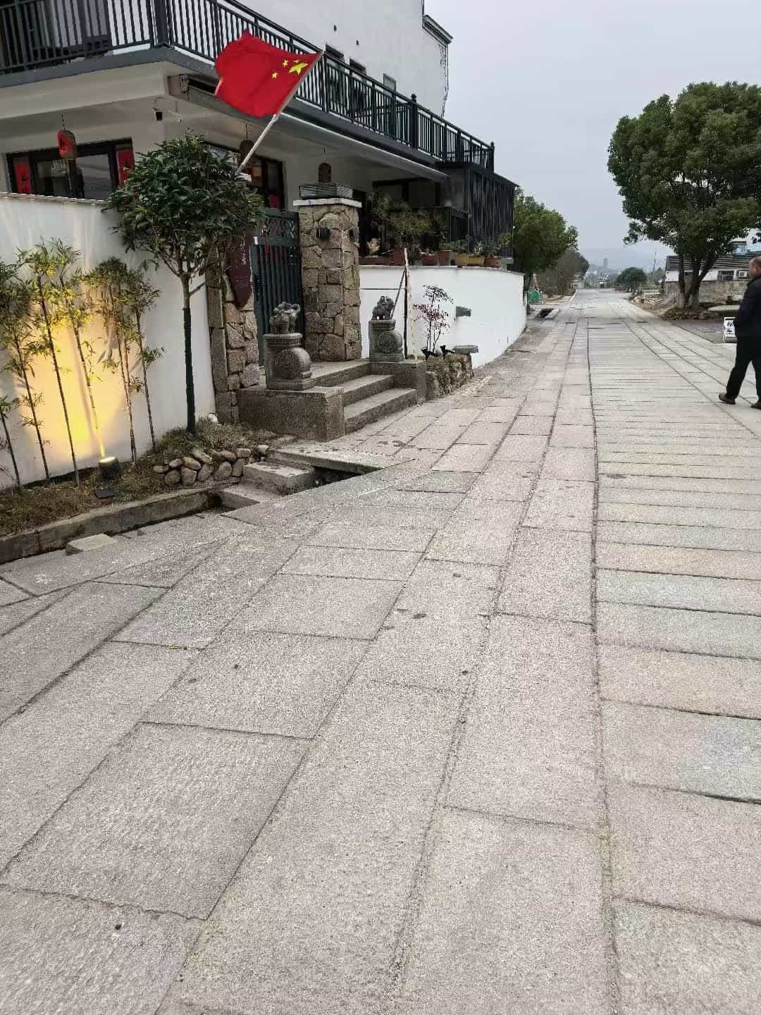 哈密仿古石铺装效果