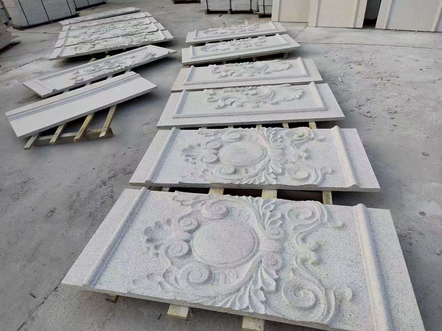 哈密 芝麻白干挂雕花板