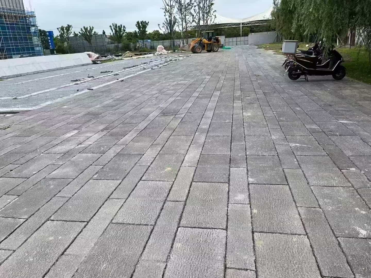 哈密仿古石铺装效果
