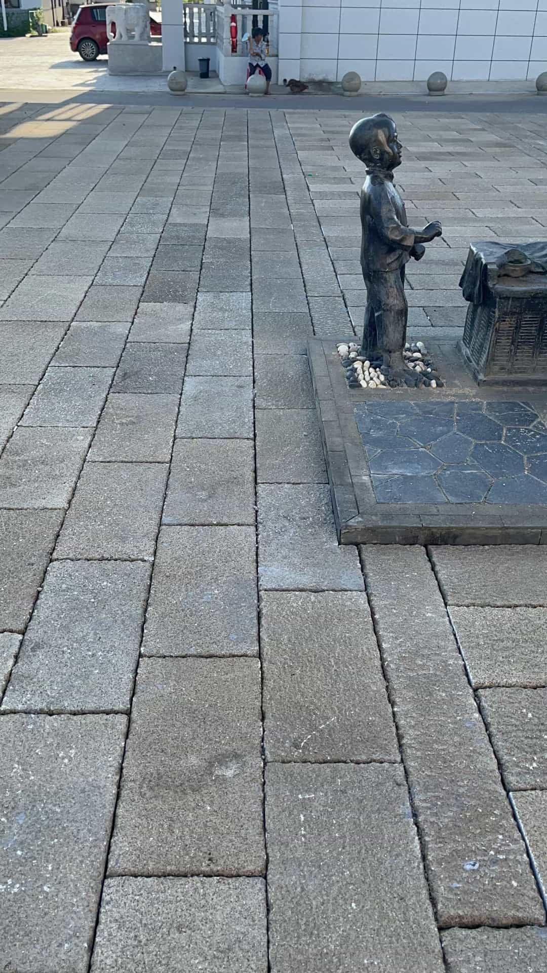 哈密仿古石铺装效果