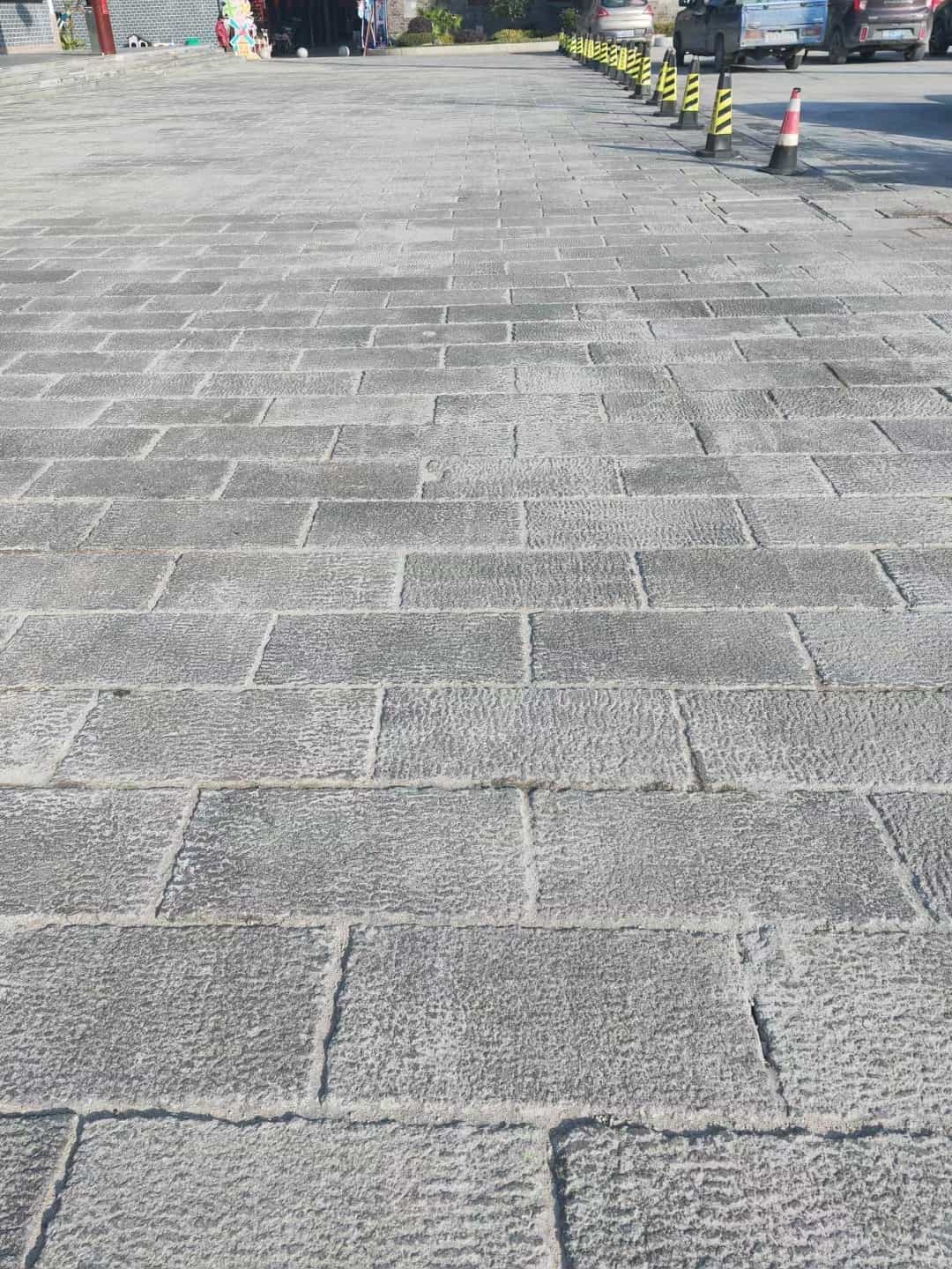 哈密仿古石铺装效果