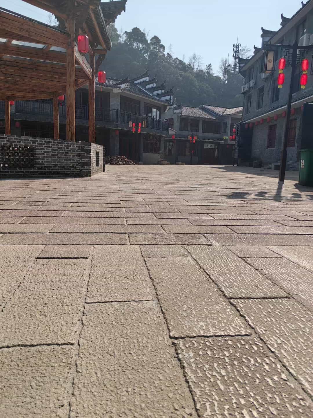 哈密仿古石铺装效果