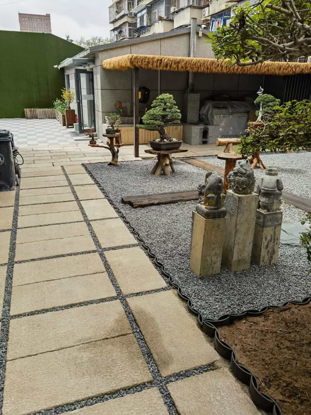 哈密仿古石铺装效果