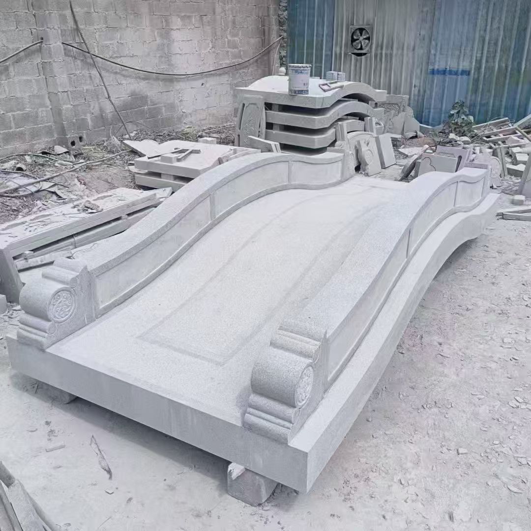 哈密 芝麻灰花岗岩园林景观 小石桥