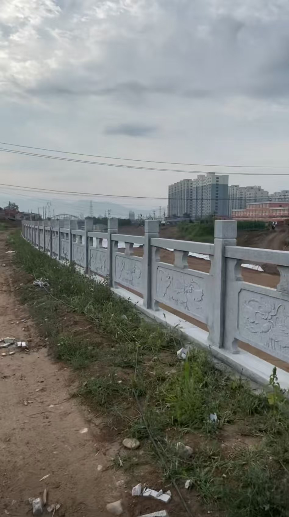 哈密 石材河道栏杆